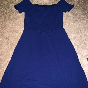 Francesca’s off the shoulder flowy dress